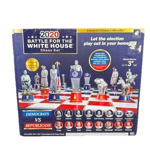 2020 Battle For The White House Chess Set Bulbhead Limited Edition Collectible